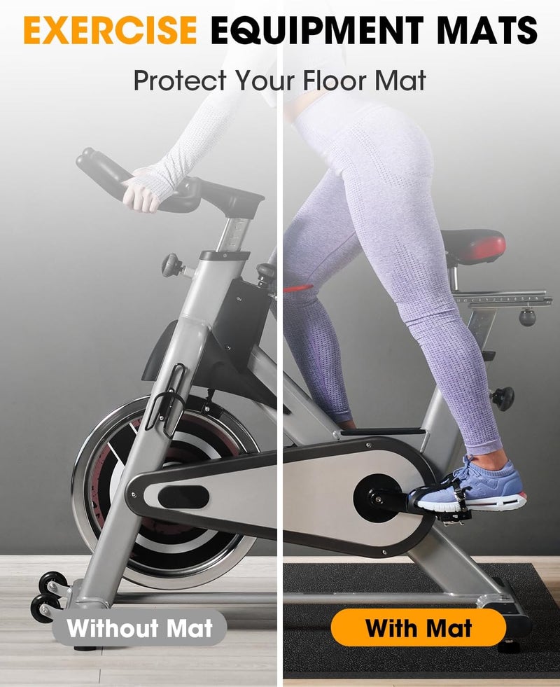 Stepwaver Walking Pad Mat for Carpet Floor, 102"x36", Treamill Mat for Hardwood Floors, High Density, 1/3 Thickness, Folable, Floor Protection for Bike, Elliptical, Treadmill - Image 5